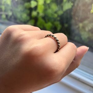 Pandora Twist Ring Silver Size 7